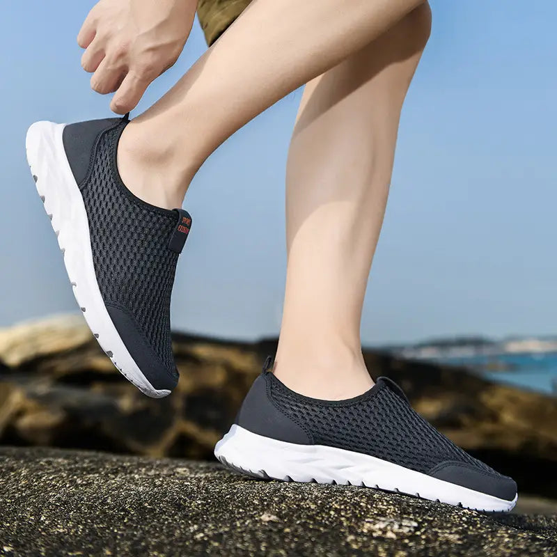 🔥49% OFF Today🔥Breathable Slip On Sneakers for Men - Perfect for All Day Outdoor Walking and Running