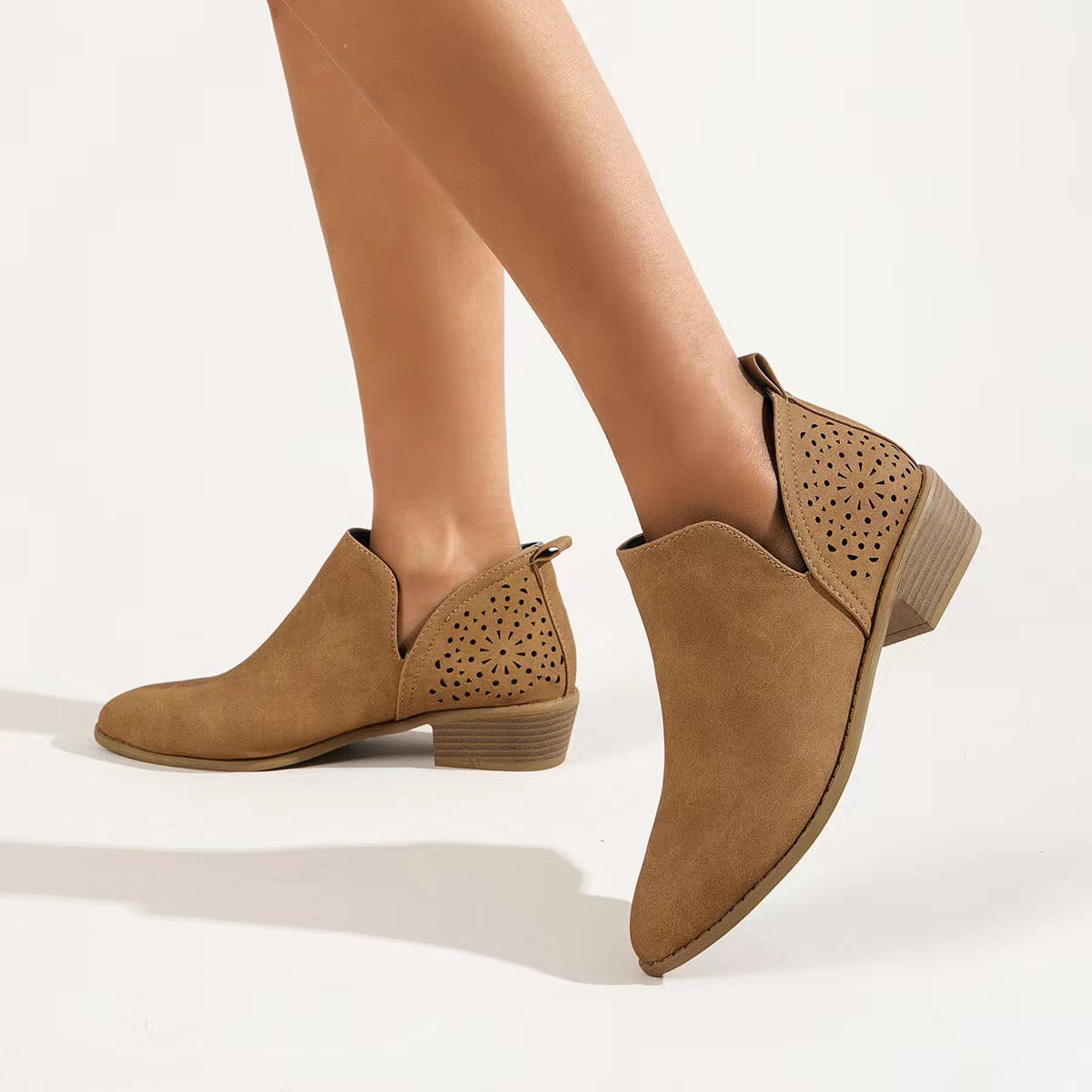 Stylish Pointed Toe Ankle Boots