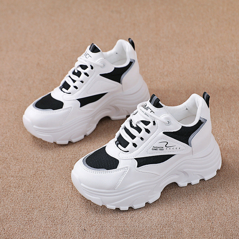 Women's Fashion Chunky Sneakers Trendy Wedge Sports Shoes