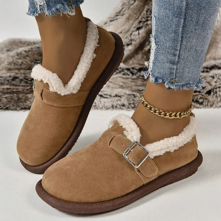 Women's Winter Warm Side Zipper Ankle Boots