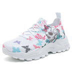 Women's Fashion Breathable Sneakers Lightweight Walking Shoes Comfortable Versatile Running Shoes