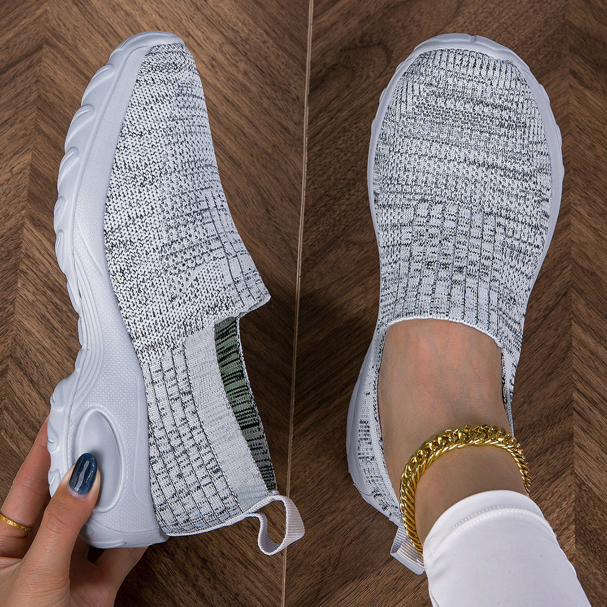 Women's Fashion Breathable Slip-On Sneakers