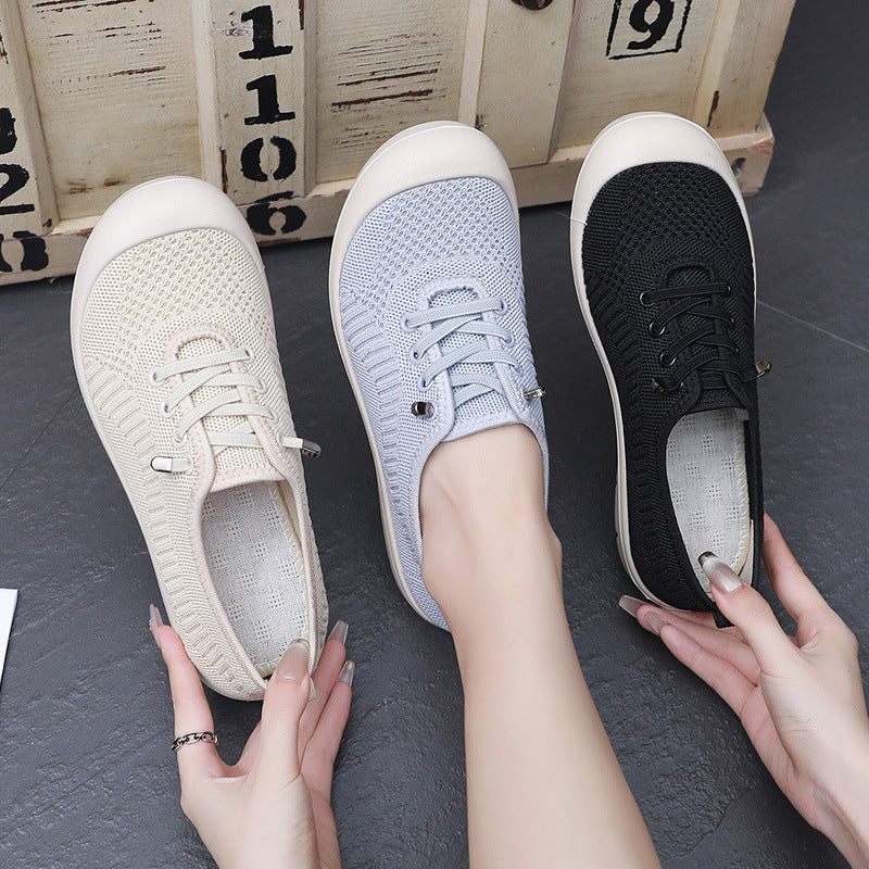 Women's Plus Size Breathable & Lightweight Slip-on Shoes Sneakers Sandals