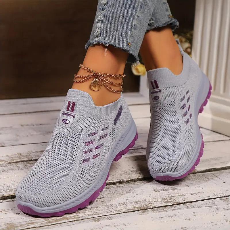 Women's New Comfortable & Breathable Slip-On Walking Shoes Sneakers