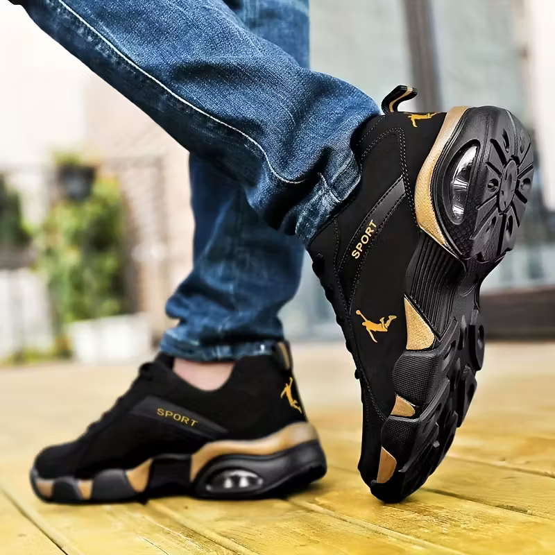 Unisex Comfortable Air Cushion Low-Top Sneakers Shoes for Running, Walking, Training