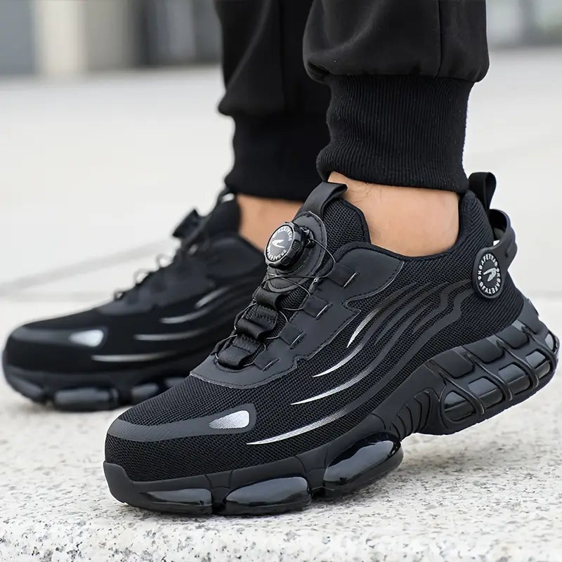 Men's Lightweight Breathable Arch Support All-Terrain Traction Tread Cushioned EVA Insole Sneakers Shoes