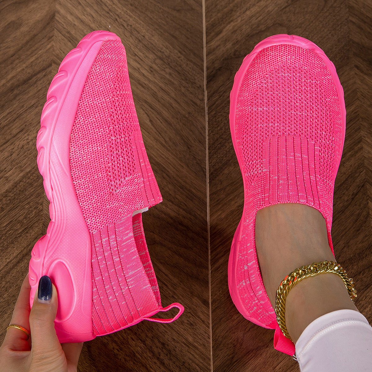 Women's Fashion Breathable Slip-On Sneakers