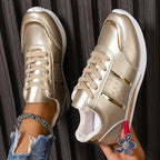 Women's Stylish and Elegant Lightweight Sneakers Lace-Up Shoes for All Seasons