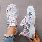 Women's Fashion Breathable Sneakers Lightweight Walking Shoes Comfortable Versatile Running Shoes