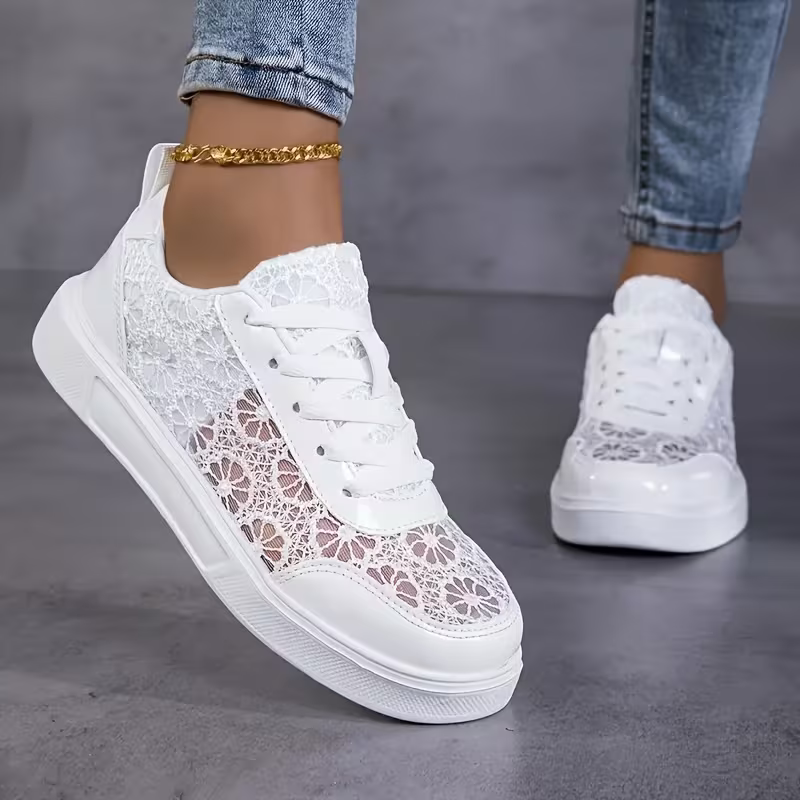Women's Breathable & Lightweight Lace Non-Slip Sneakers Sports Shoes