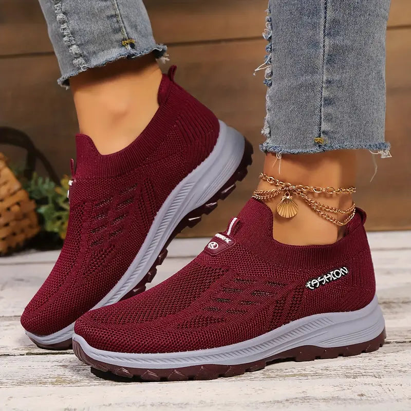 Women's New Comfortable & Breathable Slip-On Walking Shoes Sneakers