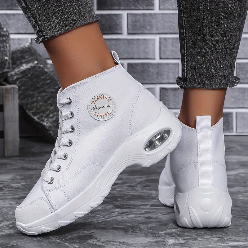 Women's Classic Fashion Lace-up Air cushion Versatile Sneakers Sports Shoes