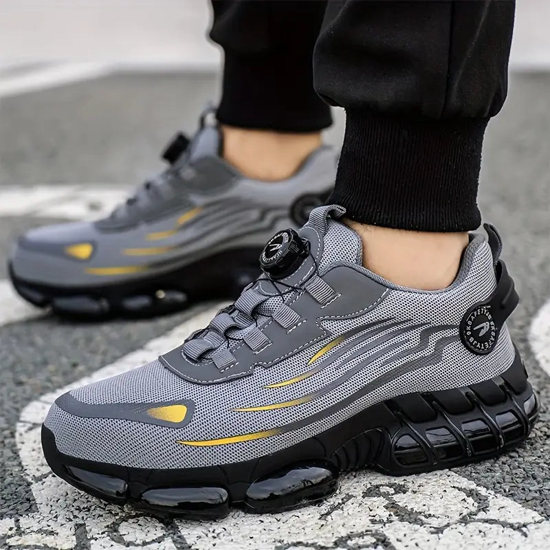 Men's Lightweight Breathable Arch Support All-Terrain Traction Tread Cushioned EVA Insole Sneakers Shoes