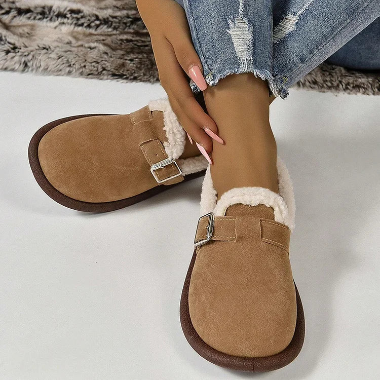 Women's Winter Warm Side Zipper Ankle Boots