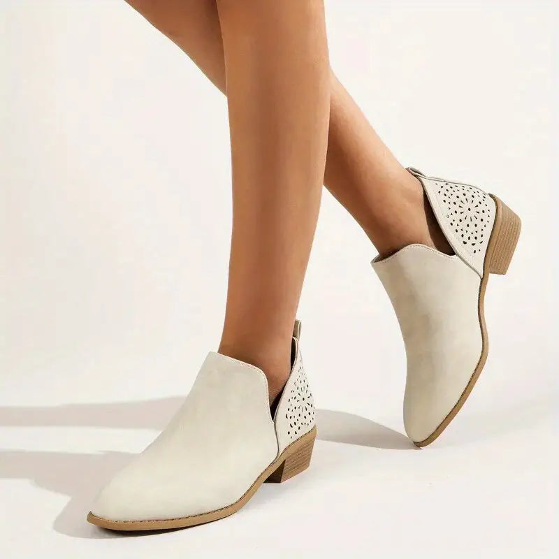 Stylish Pointed Toe Ankle Boots