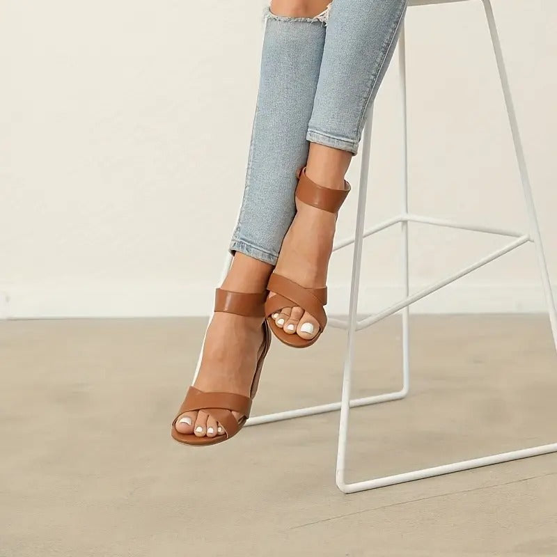 Women's Open Toe Wedge Heel Sandals