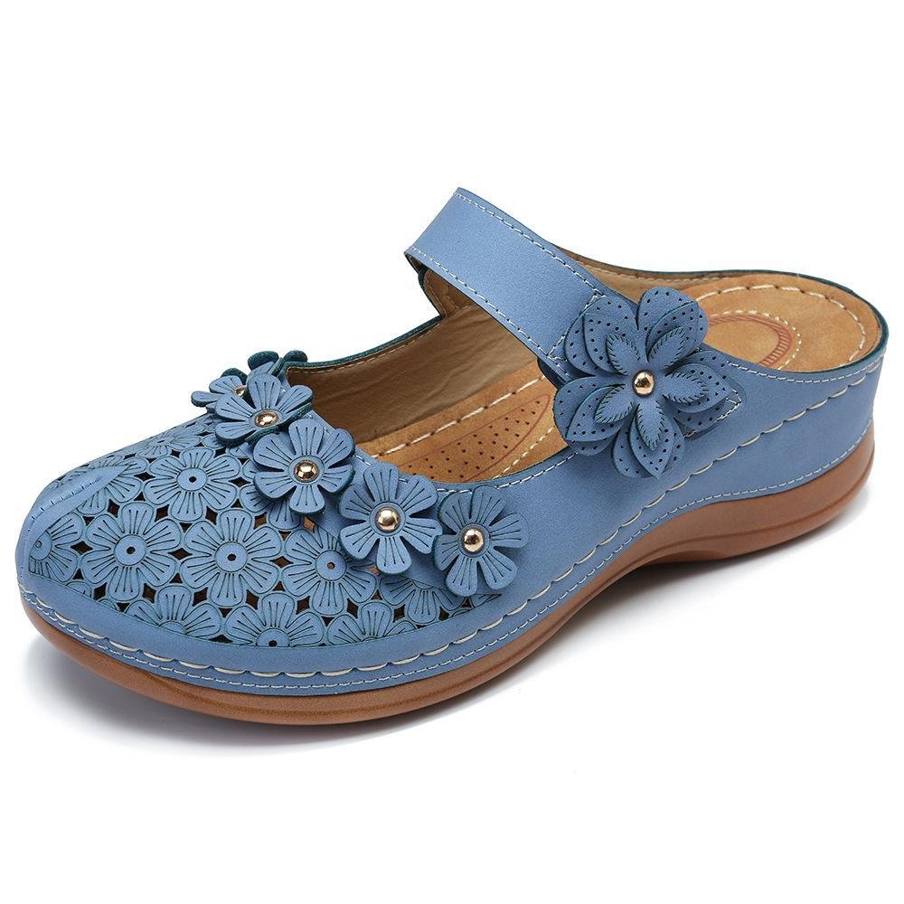 FLAT ROUND TOE CASUAL SANDALS