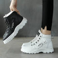 Women's Warm Plush Lined Sneakers Ankle Boots for Winter