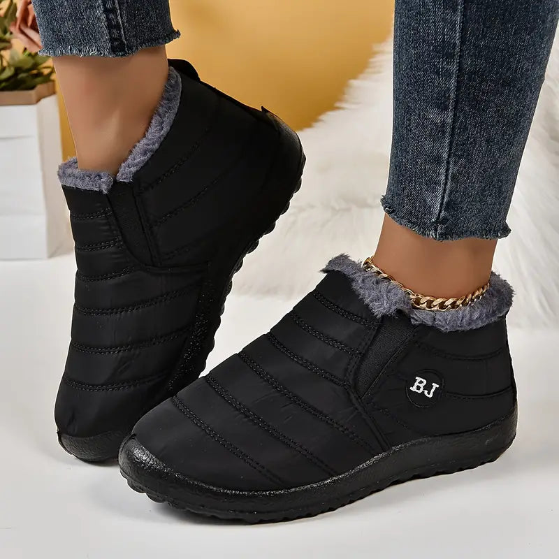Women's Plush Lined Ankle Boots