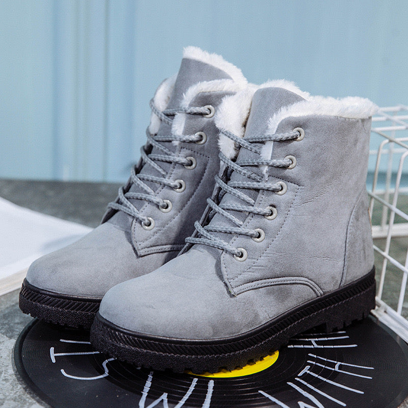 Cozy Thermal Women's Plush Lined Ankle Boots