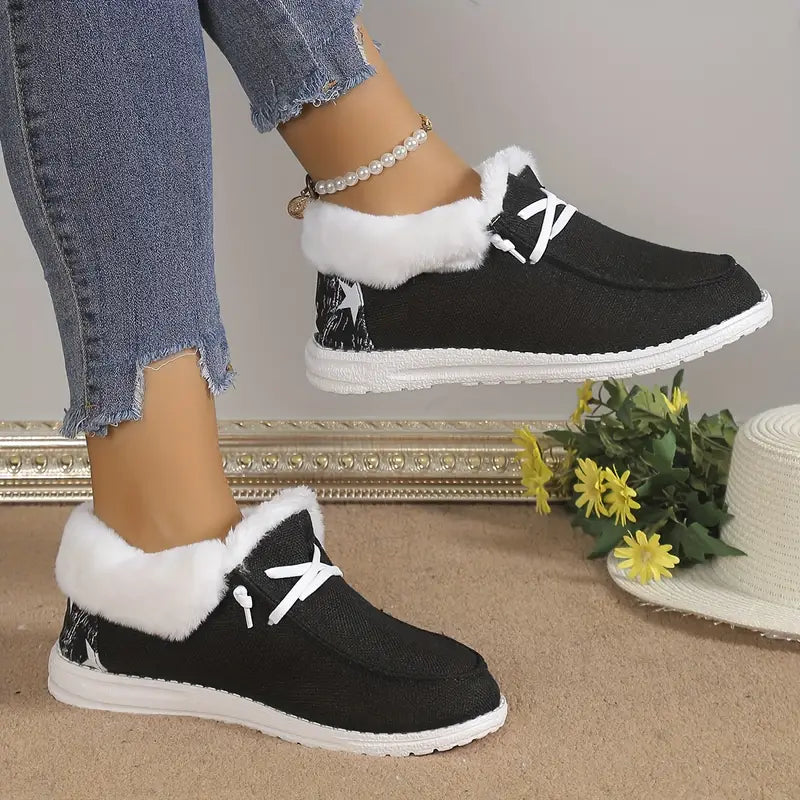 Cozy Womens Thermal Winter Ankle Boots