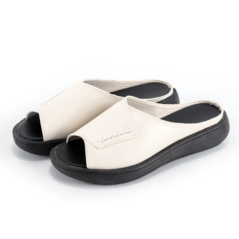 Women‘s Comfortable Cowhide Leather Sandals