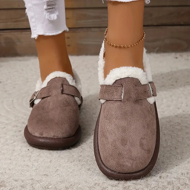 Women's Winter Warm Side Zipper Ankle Boots