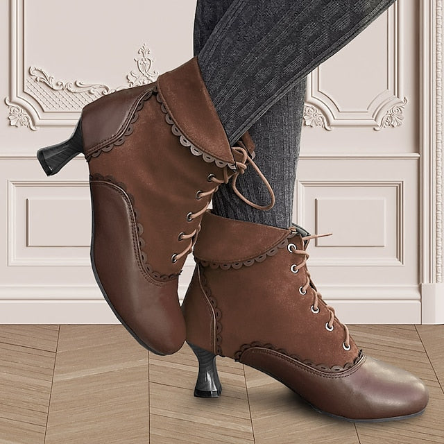 Women's Vintage Heel Boots