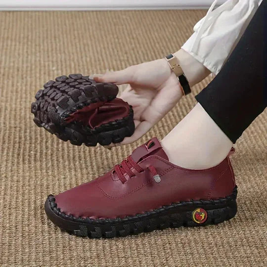 2024 Comfortable Genuine Leather Sneakers Walking Shoes