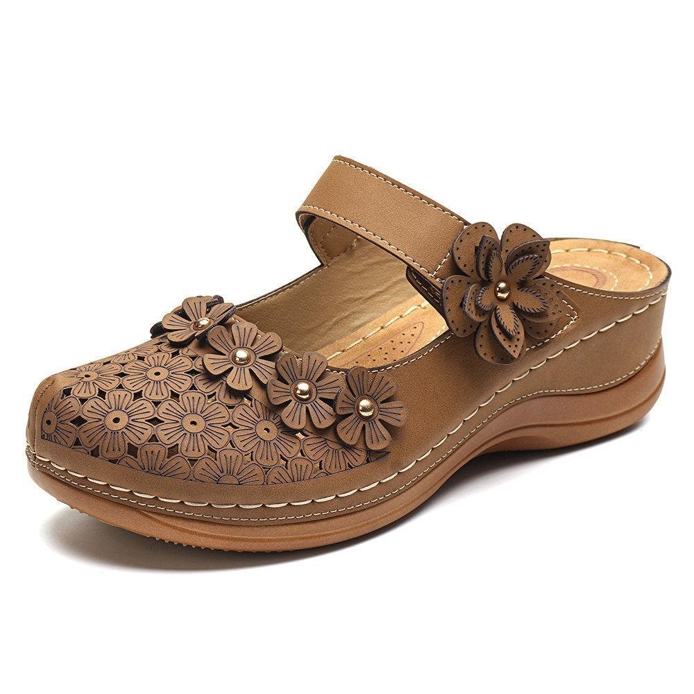FLAT ROUND TOE CASUAL SANDALS