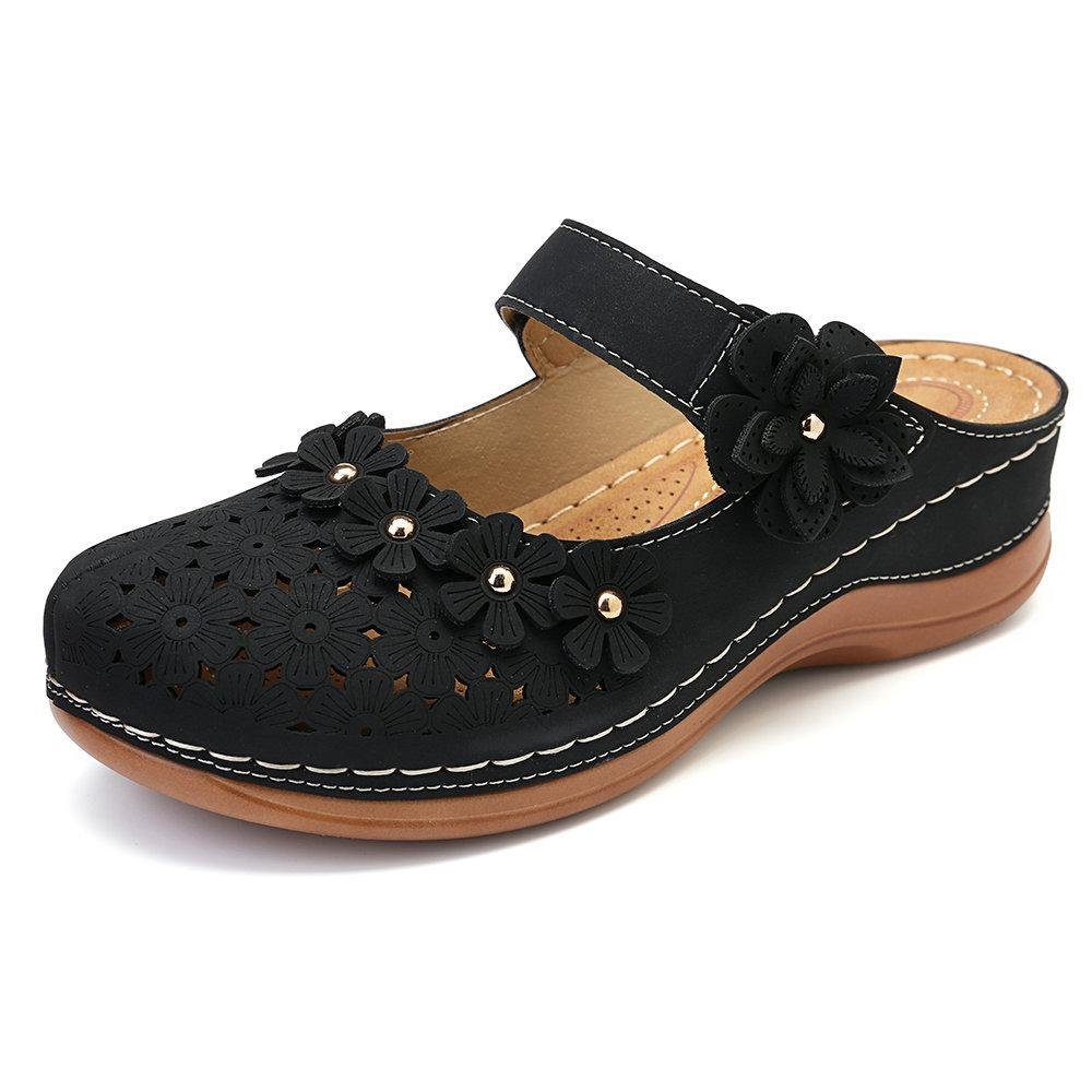 FLAT ROUND TOE CASUAL SANDALS