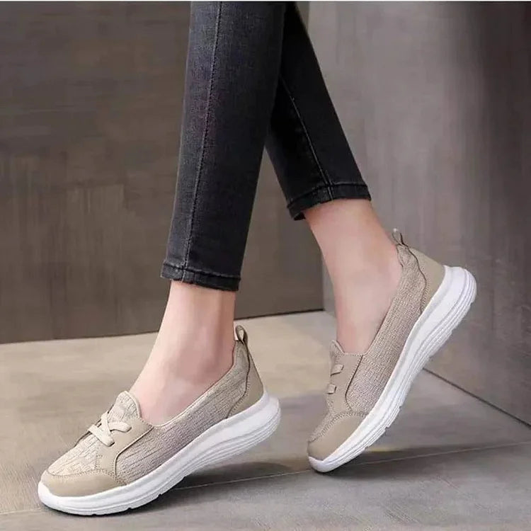 Orthopedic Women's Breathable Slip On Arch Support Non-slip Shoes