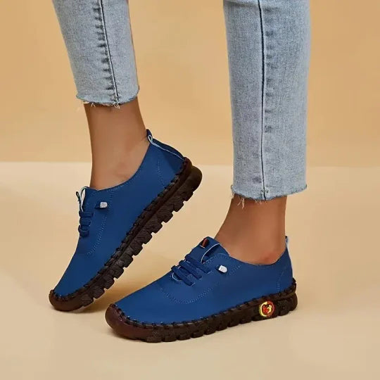 2024 Comfortable Genuine Leather Sneakers Walking Shoes