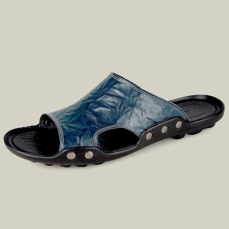 (Buy 2 Free Shipping) 2023 Beach Leather Sandal Slippers