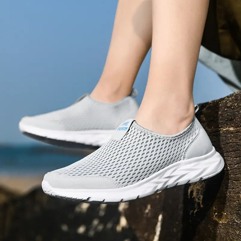 🔥49% OFF Today🔥Breathable Slip On Sneakers for Men - Perfect for All Day Outdoor Walking and Running