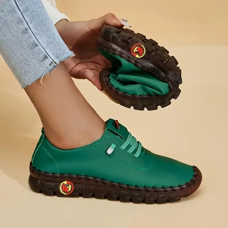 2024 Comfortable Genuine Leather Sneakers Walking Shoes