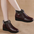 Womens Luxurious Solid Color Fluffy Boots