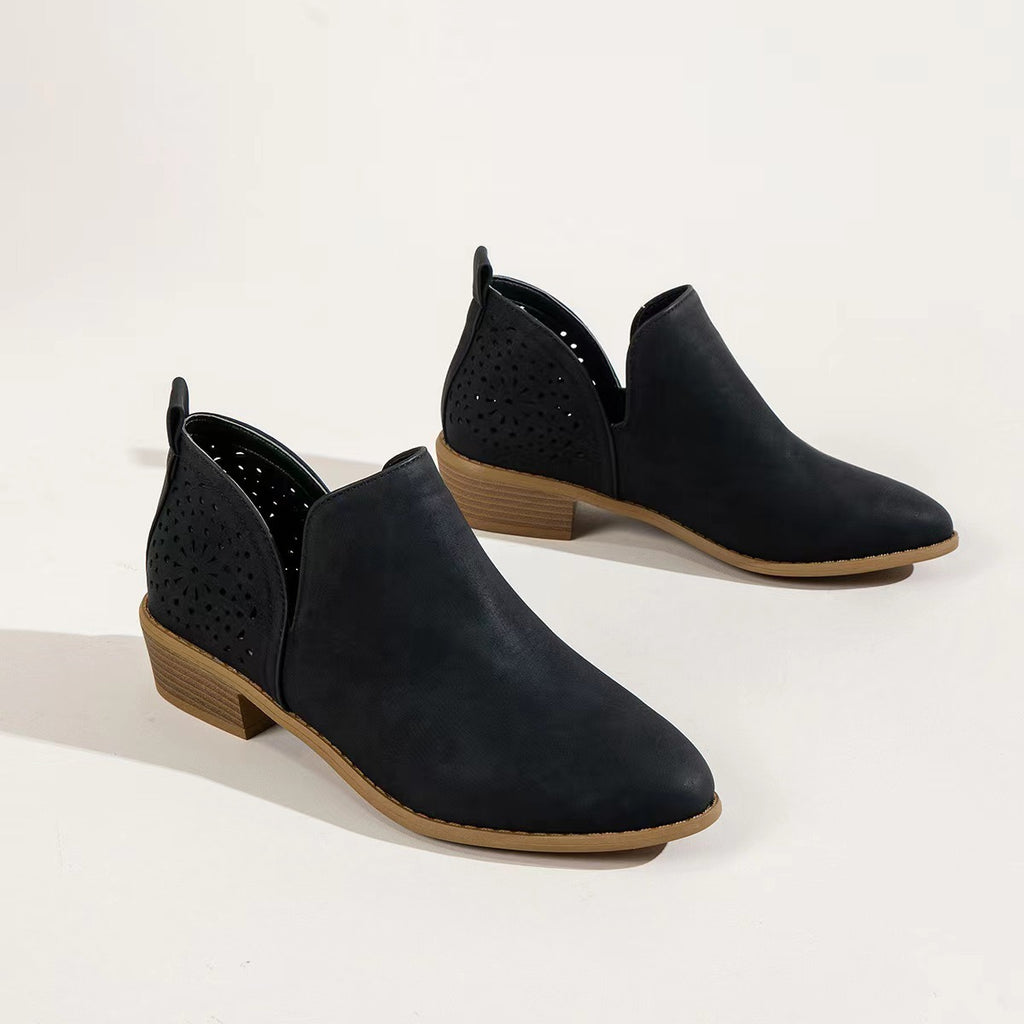 Stylish Pointed Toe Ankle Boots