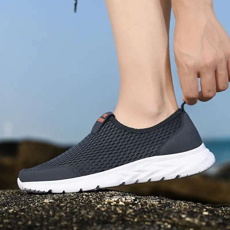 🔥49% OFF Today🔥Breathable Slip On Sneakers for Men - Perfect for All Day Outdoor Walking and Running
