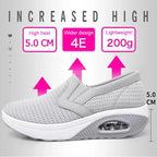 Ice silk heightening air cushion women's shoes
