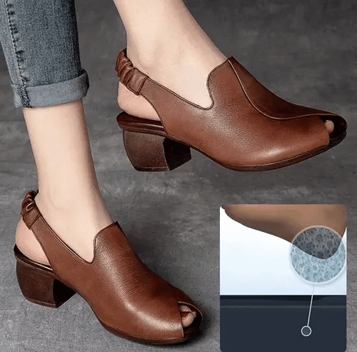 💥Flash Sale Today！🔥Last 99 Pairs Super Low Price🔥Soft-Soled Retro Leather Fish Mouth Women's Shoes