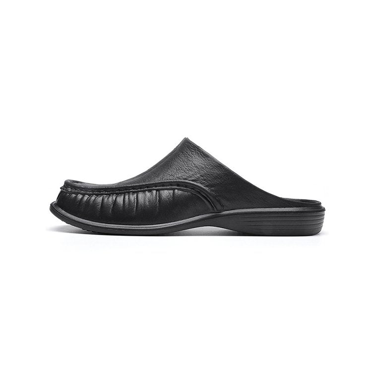 Men's Leather Home Slippers