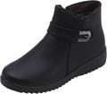 Women's Metal Buckle Genuine Leather Wool Orthopedic Boots