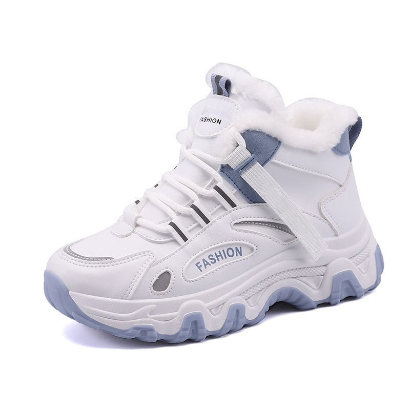 Womens Mid-Top Chunky Sneakers