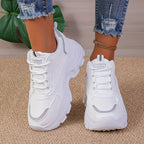 Women's Fashion Chunky Sneakers Trendy Wedge Sports Shoes