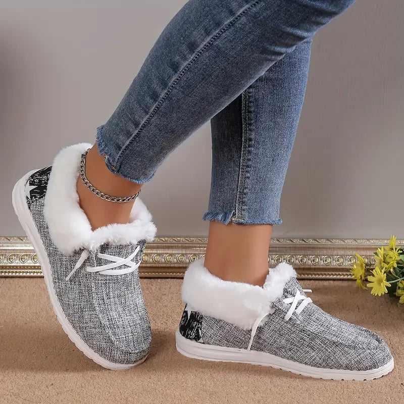 Cozy Womens Thermal Winter Ankle Boots