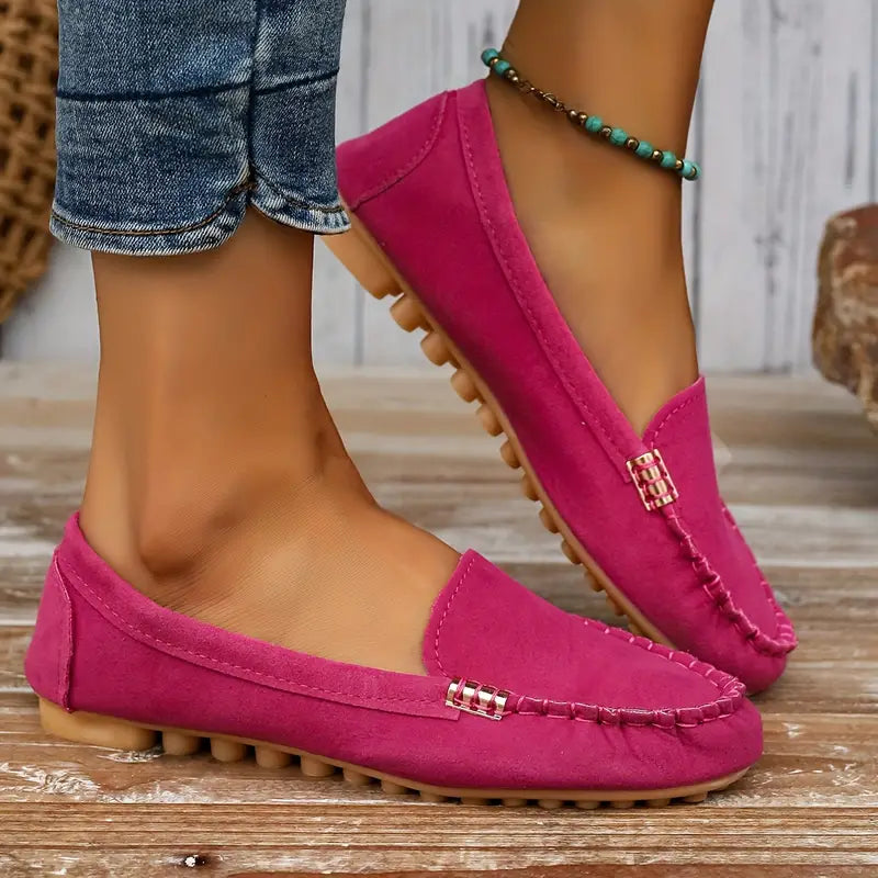 Women's Metal Decor Loafers