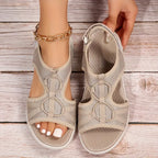 Women's Ultra-Breathable & Comfortable Sporty Peep Toe Mesh Sandals Outdoor Shoes for Summer Adventures