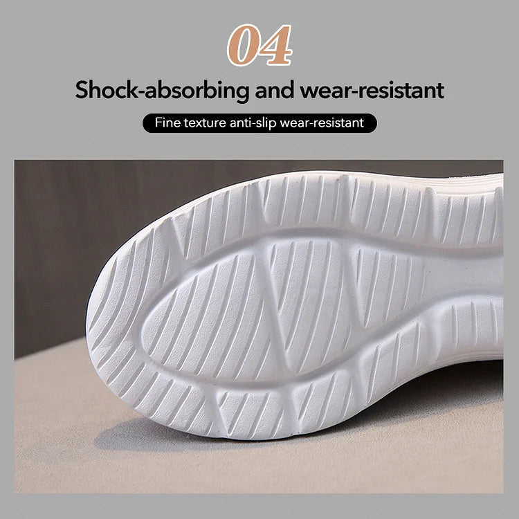 Orthopedic Women's Breathable Slip On Arch Support Non-slip Shoes