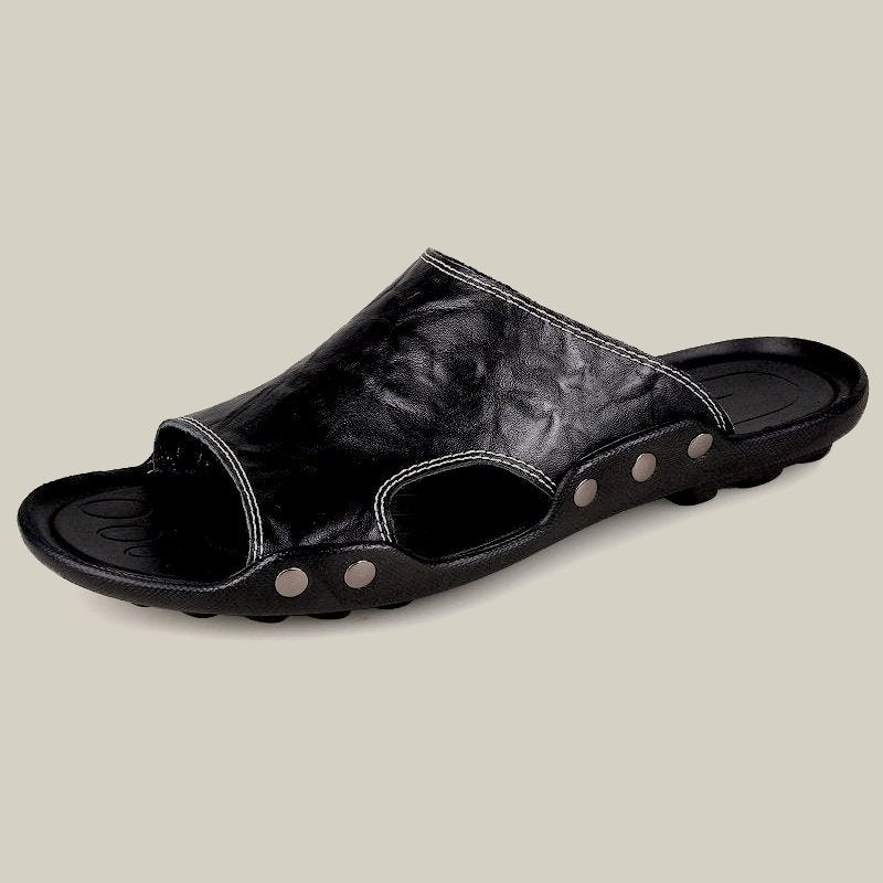 (Buy 2 Free Shipping) 2023 Beach Leather Sandal Slippers